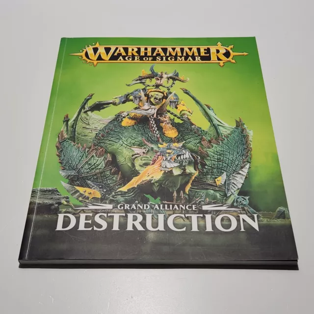 Warhammer Age of Sigmar - Grand Alliance Destruction - 2016 Soft Cover Like New