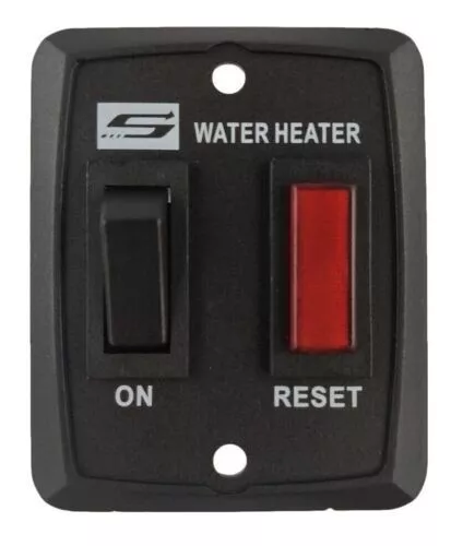 Suburban RV Water Heater On Off Switch Fault Light Black Camper DSI 234229