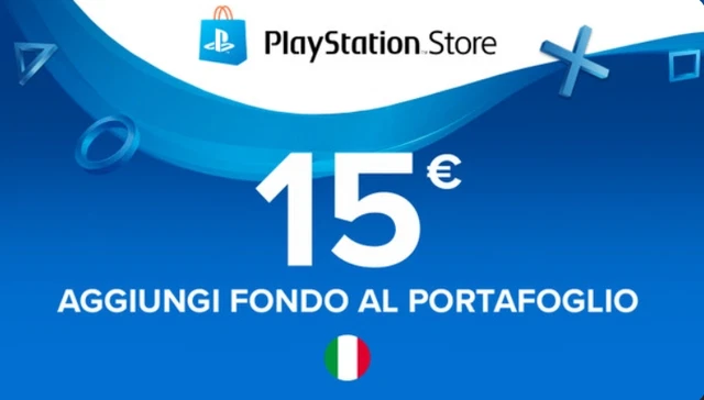 PlayStation Network Card 15 € (IT) - PSN Key Gift Card -[PS5, PS4, PS3, PS Vita]