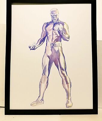 Iceman X-Men Timeless by Alex Ross FRAMED 11x14 Art Print Marvel Comics Poster