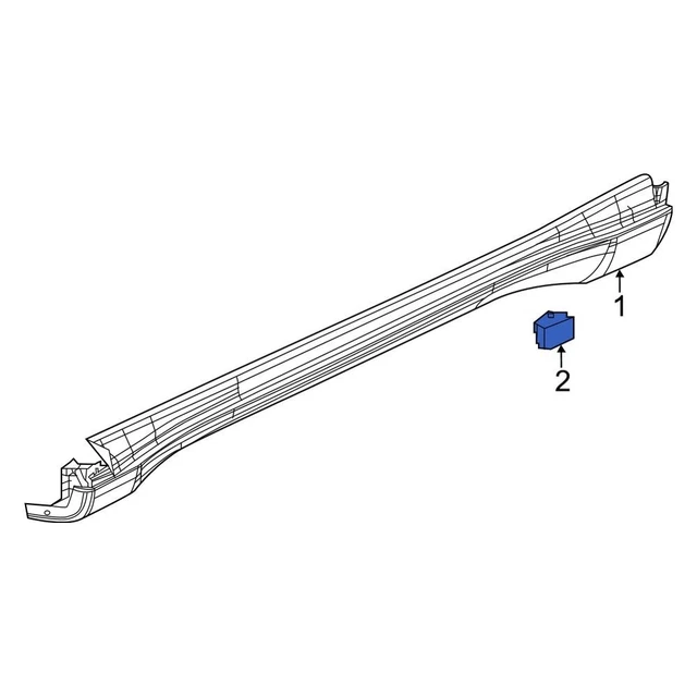 Jeep 6502481 Rocker Panel Molding Clip