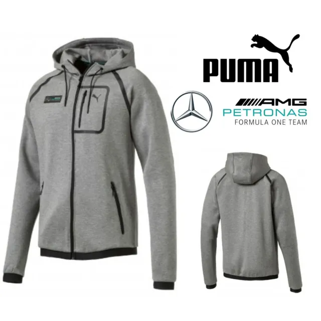 Puma Mercedes AMG Petronas F1 Team Hooded Sweat Jacket - Men's Size XXL - As New