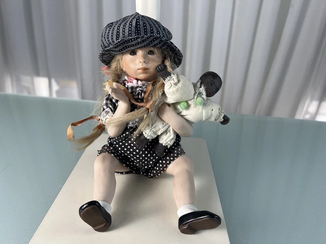 Googlie A.M 243 F 24 cm 9,6 Inch Poupée Ancienne Reproduction