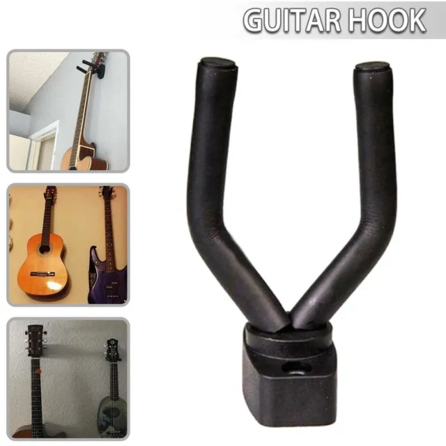 Guitar Hanger Wall Mount Stand Hook for Bass Ukulele Bracket Holder C