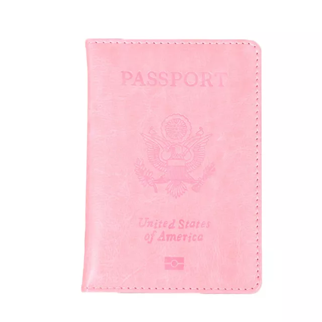 Travel Passport Holder Wallet Holder RFID Blocking Leather Card Cover Case New