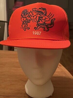 Vintage 1987  Florida Gators Vs. Georgia Bulldogs Hat  - Snap Back - Read Desc.