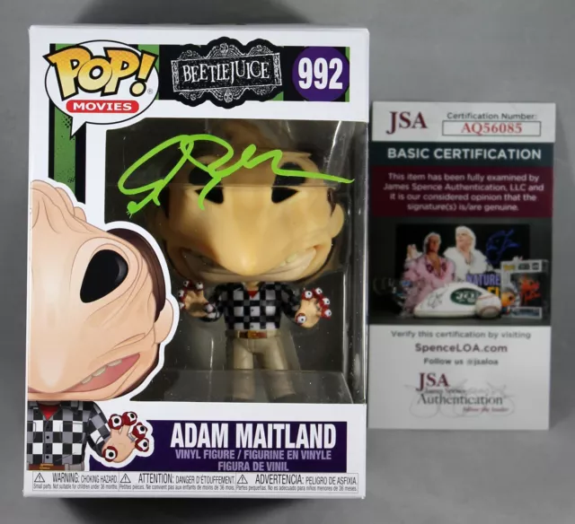 Alec Baldwin Signed Adam Maitland Beetlejuice Funko Pop Figure Autograph Jsa Coa