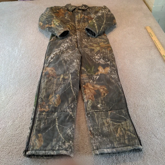 CABELA'S FOR KIDS Woodland Mossy Oak Camo Insulated Hunting Coveralls