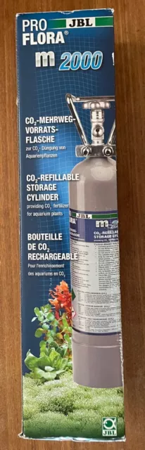Bombola CO2 JBL PROFlora M2000 per acquari  - 2kg ricaricabile -