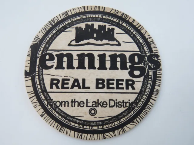 Beer Bar Pub Mat Coaster: Jennings Brewery <> From The Lake District <> England