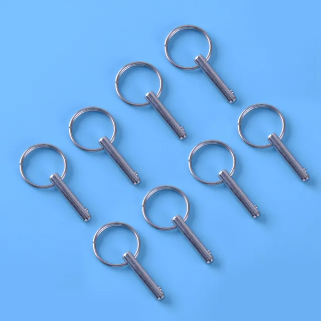 8pc Quick release Pin 1/4" Stainless Steel Boat Bimini Top Marine Hardware zy