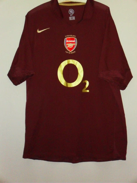 Schönes, seltenes original FC ARSENAL Trikot, Gr.  XXL. Letztes Highbury Shirt!