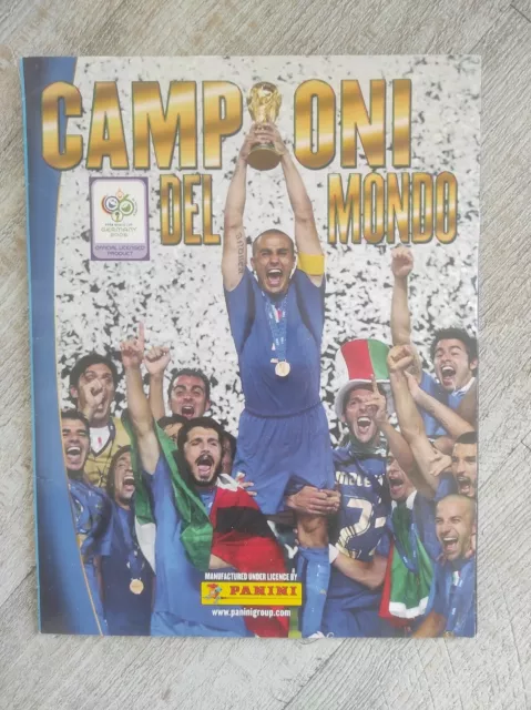 Album Figurine Campioni del mondo 2006 Panini Italia Nazionale Calcio completo