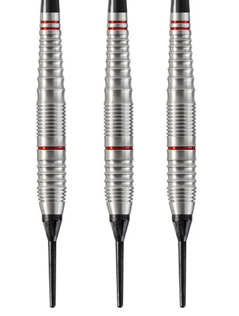 Fléchettes Harrows Black Arrow - Baril En Laiton Noir, Pointes En Acier, étui Slimpack Inclus, Pour Joueurs Tous Niveaux