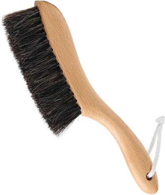 Hand Brush Broom Horsehair Bristles Clean Beds Sofas Car Length 14 inches
