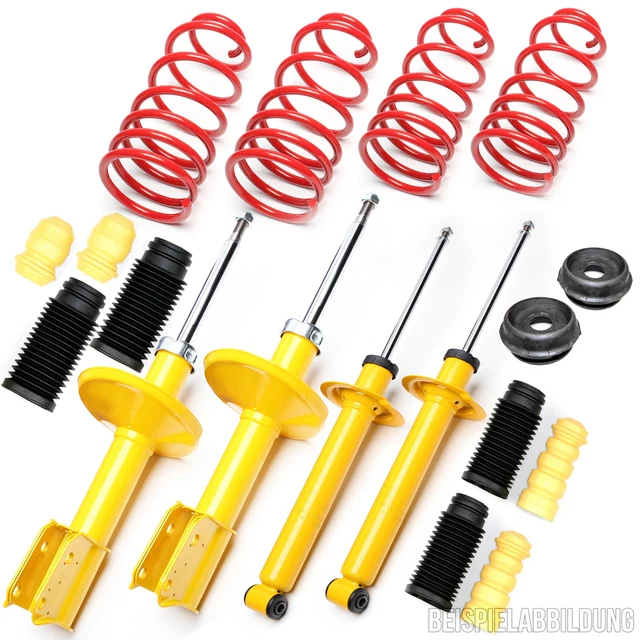 Assetto sportivo TA Technix 35/35 + cuscinetti a cupola + tappi polvere - Ford KA RBT, dal 05/00