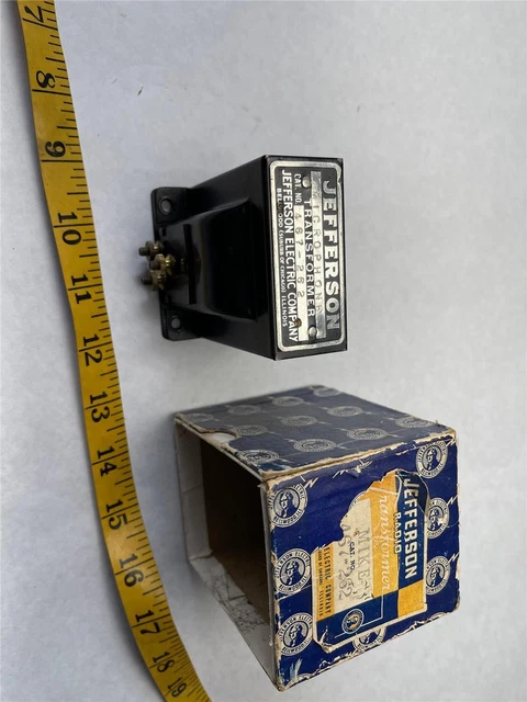 Vintage Jefferson Double Button Microphone Transformer 467-262