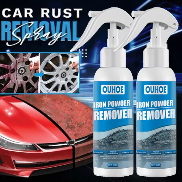 2X Universal Car Anti-Rust Remover Inhibitor Maintenance Derusting Spray Cleaner 2