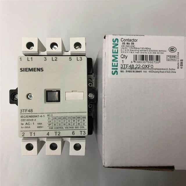 1PCS SIEMENS NEW IN BOX Contactor 3TF4822-0XF0 AC110V FAST SHIP