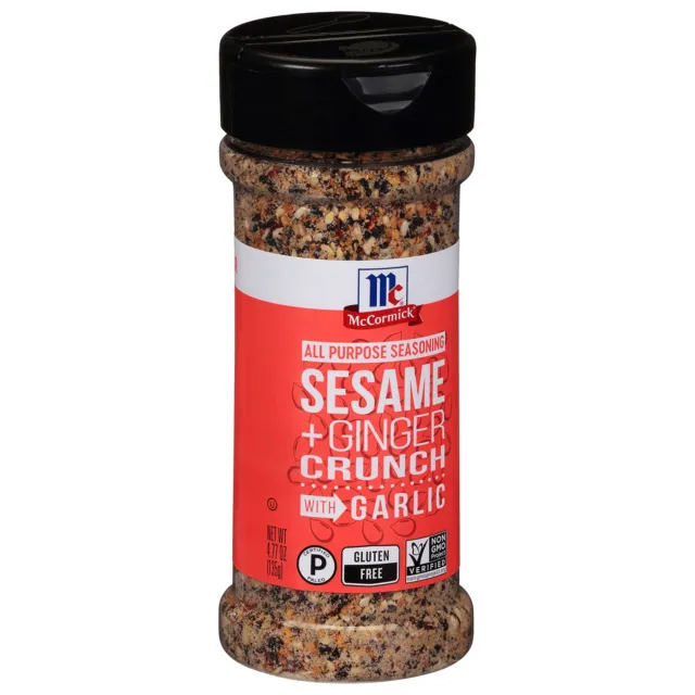 McCormick Sesame and Ginger Crunch with Garlic All Purpose Seasoning 4.77 oz