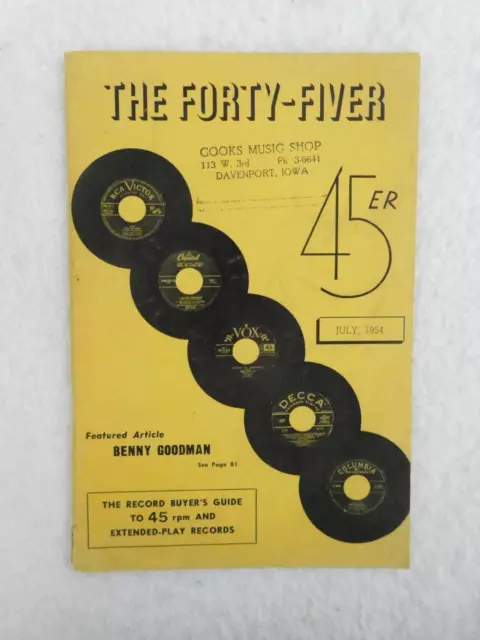 1954 THE FORTY-FIVER The Record Buyer's Guide to 45rpm and Extended-Play Records