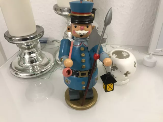 ALTES DDR RÄUCHERMÄNNCHEN 20 cm Unbenutzt in OVP  SOLDAT WÄCHTER WACHMANN ! TOP