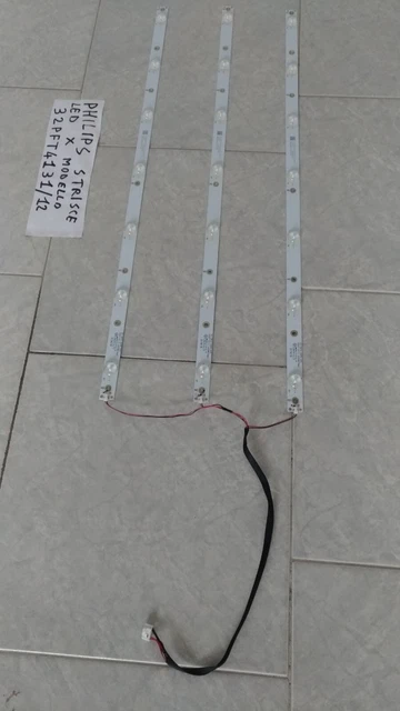 KIT 8 BARRE STRIP LED TV PHILIPS 210BZ15D0B339DR00E , LBM580M1501-AK-2
