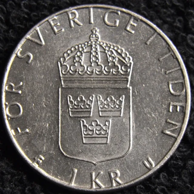 Sweden coin - 1980 1 Krona - KM852.