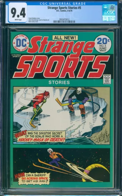 Strange Sports Stories #5 CGC 9.4 (Only 1 higher on census!)