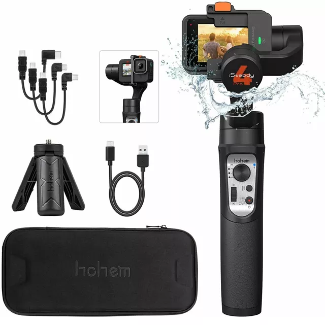 Hohem iSteady Pro 4 3-Achsen Gimbal Stabilisator für GoPro 10/9/8 DJI Osmo