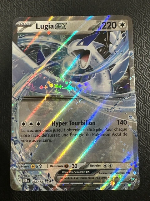 Carte Pokemon LUGIA 082/131 EX EV8.5 Evolutions Prismatiques PRE FR Carte Pokemon LUGIA 082/131 EX EV8.5 Evolutions Prismatiques PRE FR