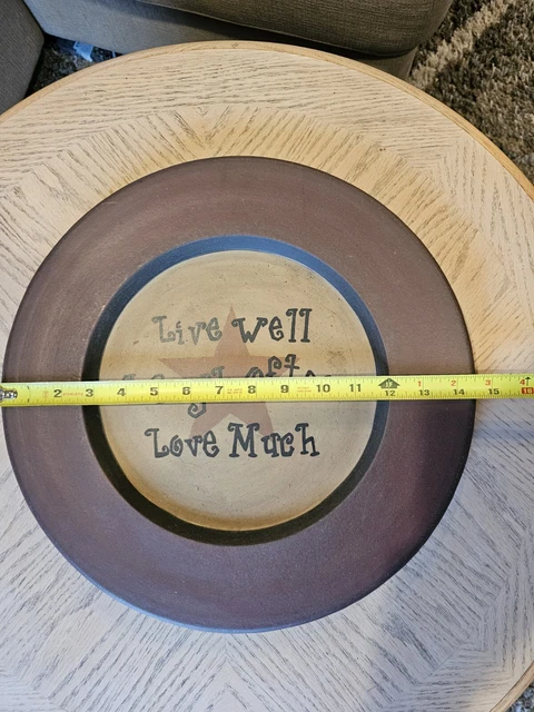 CVHOMEDECO. Set Di 3 Scatole Nido In Cartone Vintage - Live Well, Laugh Often, Love Much, Grandi 22,9 Cm - 4
