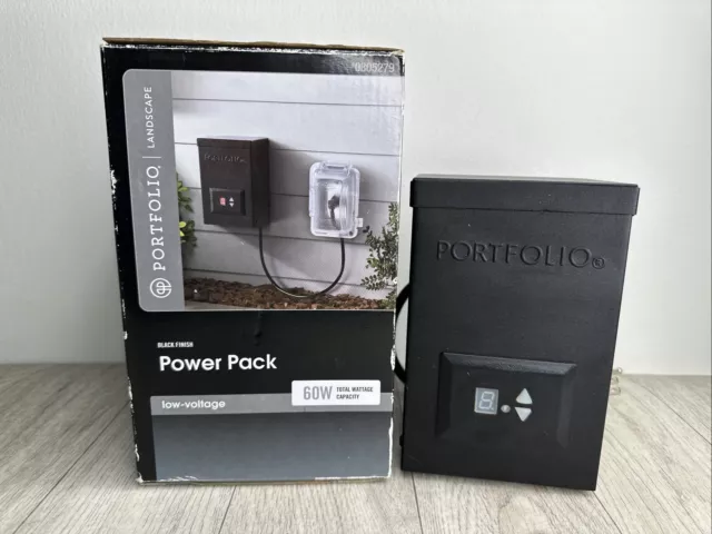 NEW PORTFOLIO 60 WATT 12V Landscape Lighting Transformer 0805279 Ships FREE 49.90 PicClick
