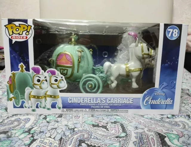 Funko Pop CINDERELLA S CARRIAGE n. 78 Funko Rides Carrozza di Cenerentola DISNEY