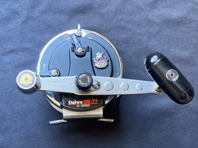 DAIWA VIKING GS-77 used good condition vintage rare reel ship from