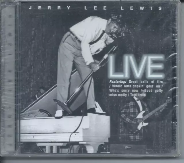 CD JERRY LEE LEWIS Live Neuf sous cellophane ( envoi en suivi )