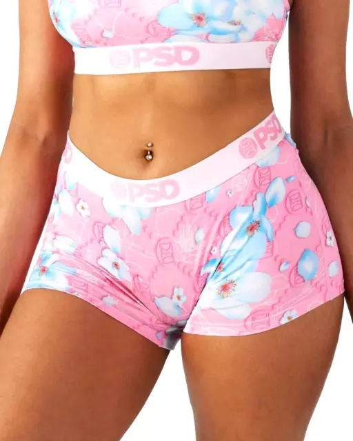 PSD Women's Blossom Blue Boyshorts Multi