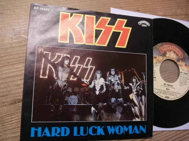 Kiss – Hard Luck Woman Vinyl, 7", 45 mint-/vg++ 1976 Hard Rock, Glam