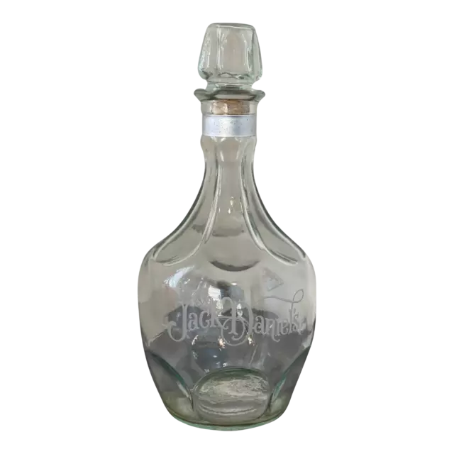 VINTAGE JACK DANIELS Bottling Glass - Bottle Decanter 12.5" - 1980’s - FREE SHIP