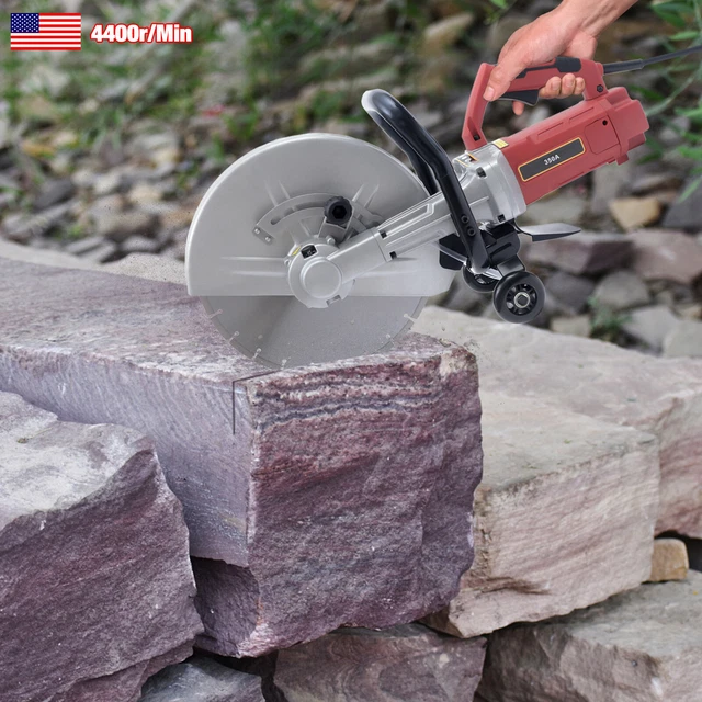 350MM ELECTRIC CONCRETE Wood Cutting Saw Dustfree Portable Grooving