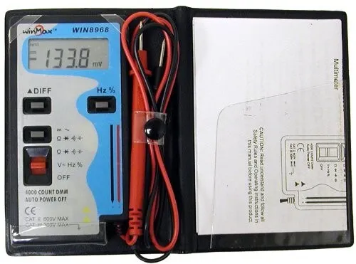 Winmax Digital Multimeter AC DC Voltage Resistance Capacitance Frequency Tester