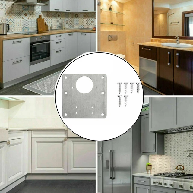 Parti di riparazione cerniere di lunga durata 90 * 90 mm scheda acciaio inox per armadio