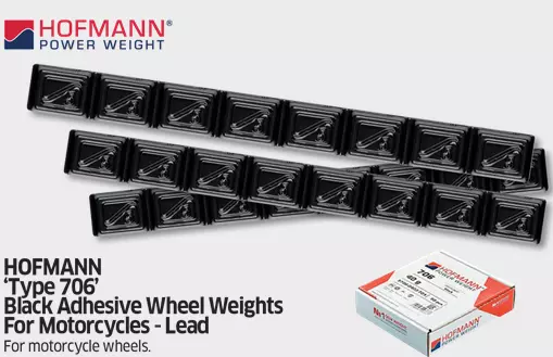 50 X HOFMANN Self Adhesive Motorcycle Lead Wheel Balance Weight