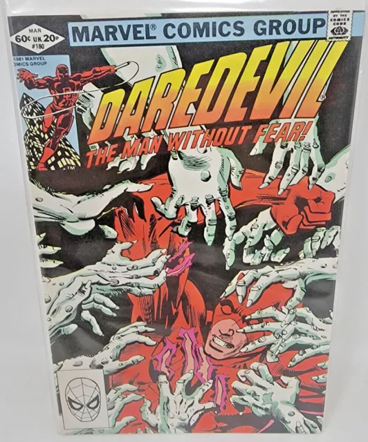 Daredevil #180 Elektra & Kingpin Appearance *1982* 9.4