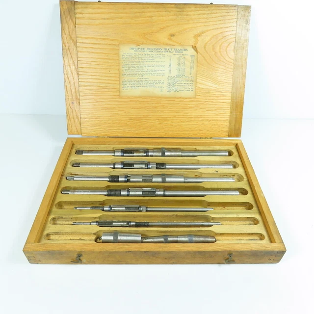 Halls Adjustable Hand Pilot Reamer Set Lot of 6