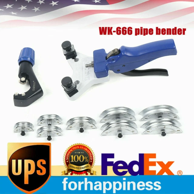 HVAC REFRIGERATION RATCHET Tube Bender WK666 Pipe Bending Cutting Tool