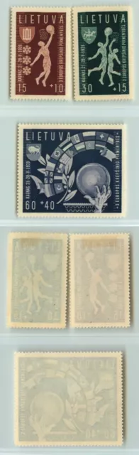 Lithuania 🇱🇹 1939 SC B52-B54 MNH. g4739