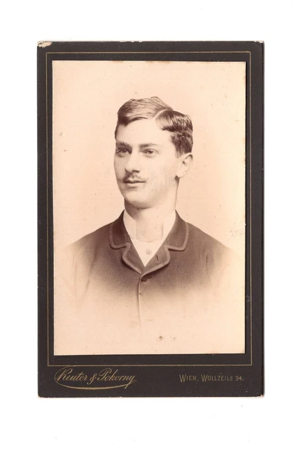 CDV Foto Herrenportrait - Wien 1880er