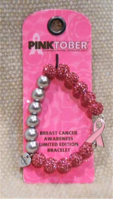 Hard Rock Cafe No Location Pinktober Breast Cancer Awareness Bracelet - Le