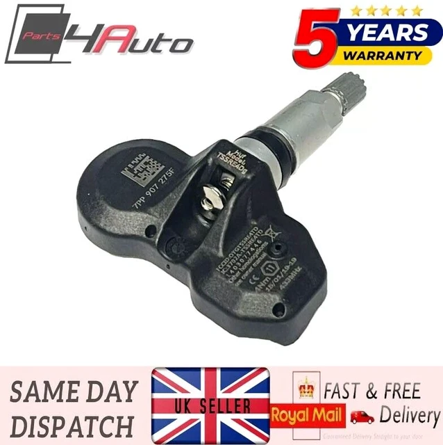 thumbnail image 2 of 4PCS TPMS Tire Pressure Sensor For Audi A4 A6 A8 Q7 R8 VW – 433MHZ – Replaces 7PP907275F – 2 Year Warranty 2 of 3